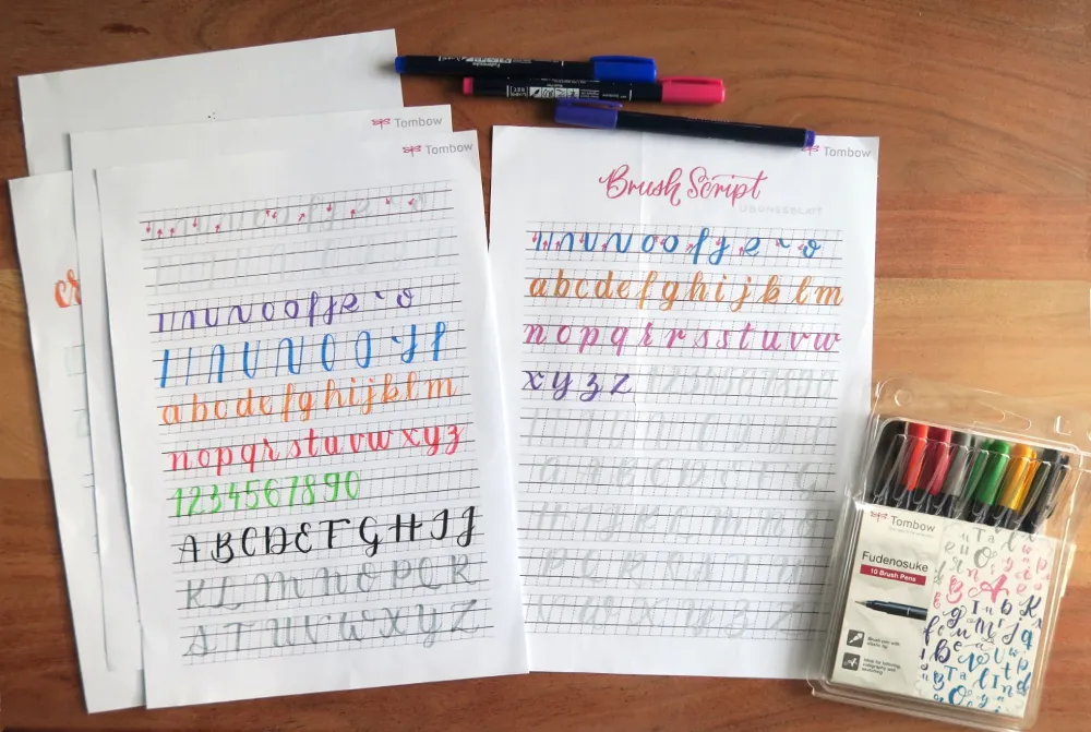 Exercices pour faire du lettering