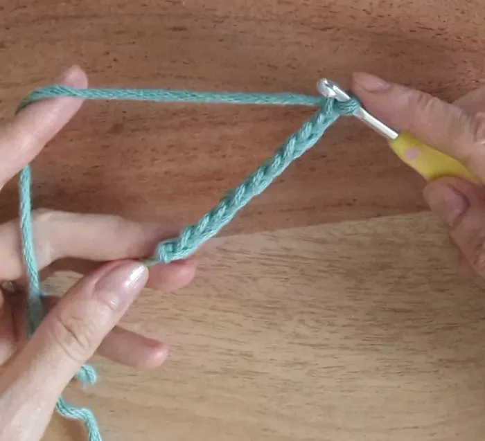 Chaînette de maille en l'air