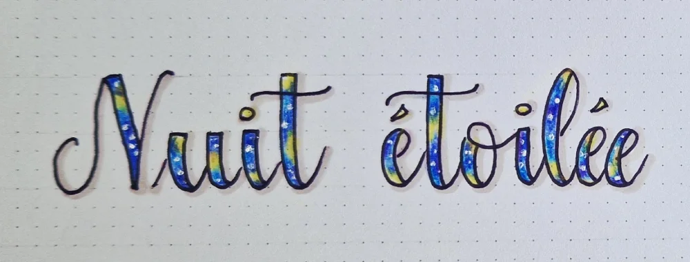Faux-calligraphy-nuit-étoilée